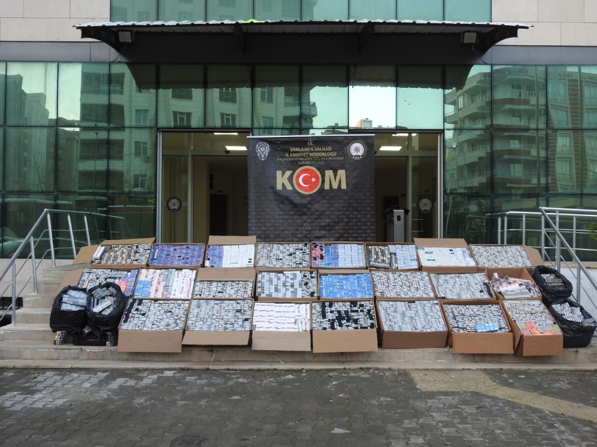 30 bin paket sigara ele ge&ccedil;irildi, 1 tutuklama