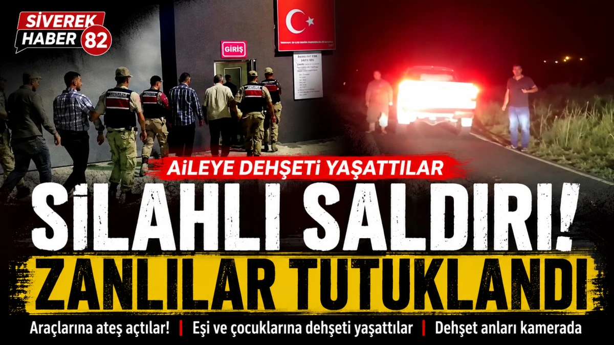Ara&ccedil;larıyla seyir halindeki aileye silahlı saldırı: Zanlılar tutuklandı