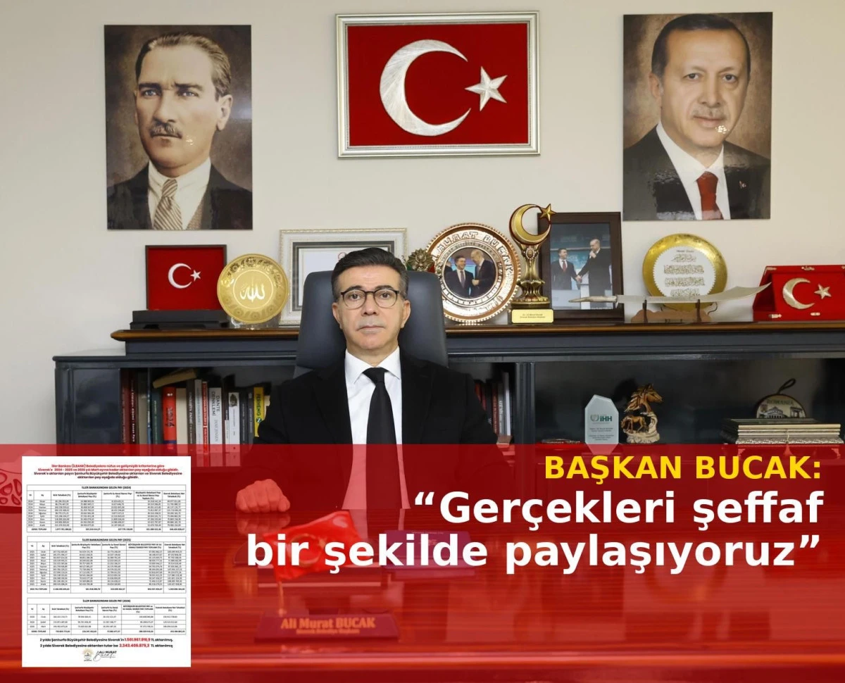 Başkan Bucak: "Ger&ccedil;ekleri şeffaf şekilde paylaşıyoruz"