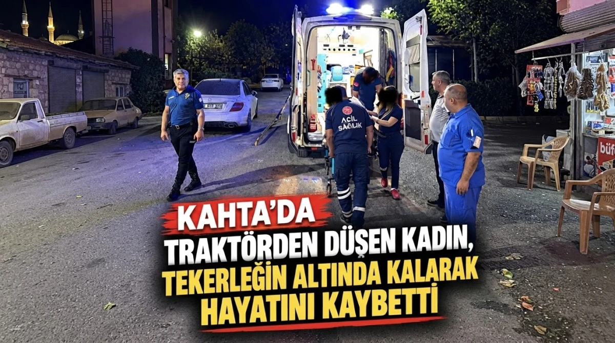 Komşu il&ccedil;ede acı olay: Trakt&ouml;rden d&uuml;şen kadın tekerleğin altında kalarak hayatını kaybetti