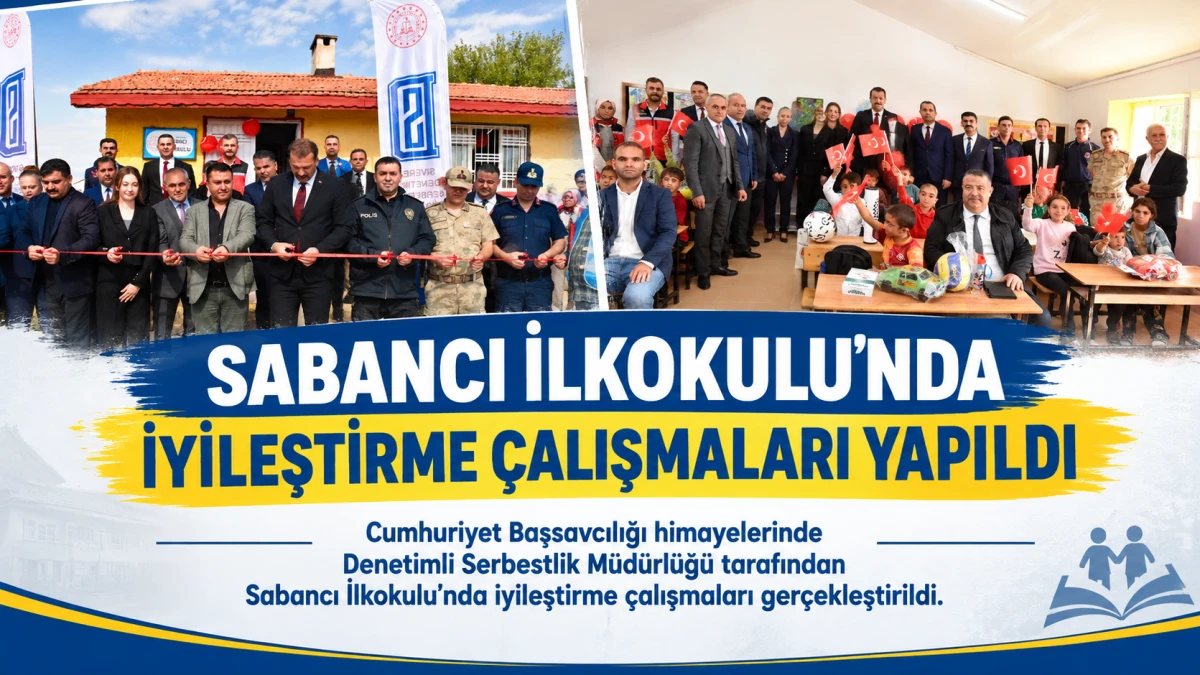 SABANCI İLKOKULU&rsquo;NDA İYİLEŞTİRME &Ccedil;ALIŞMALARI YAPILDI
