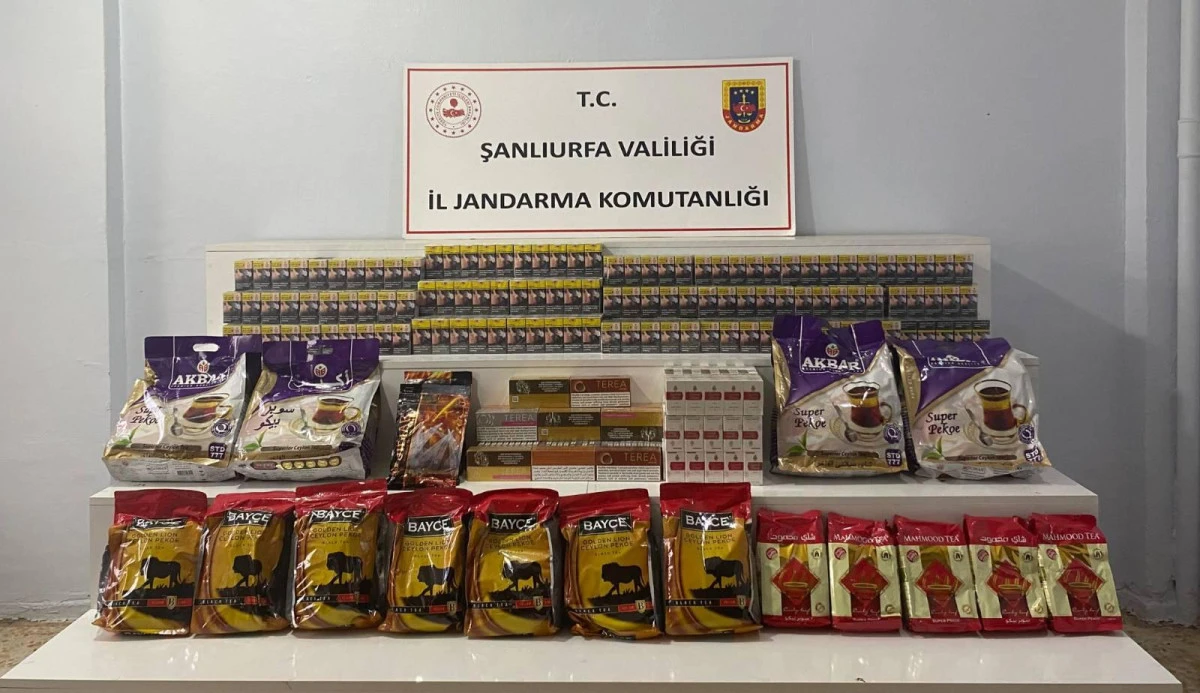 Şanlıurfa&rsquo;da Binlerce Paket Ka&ccedil;ak Sigara Ele Ge&ccedil;irildi 