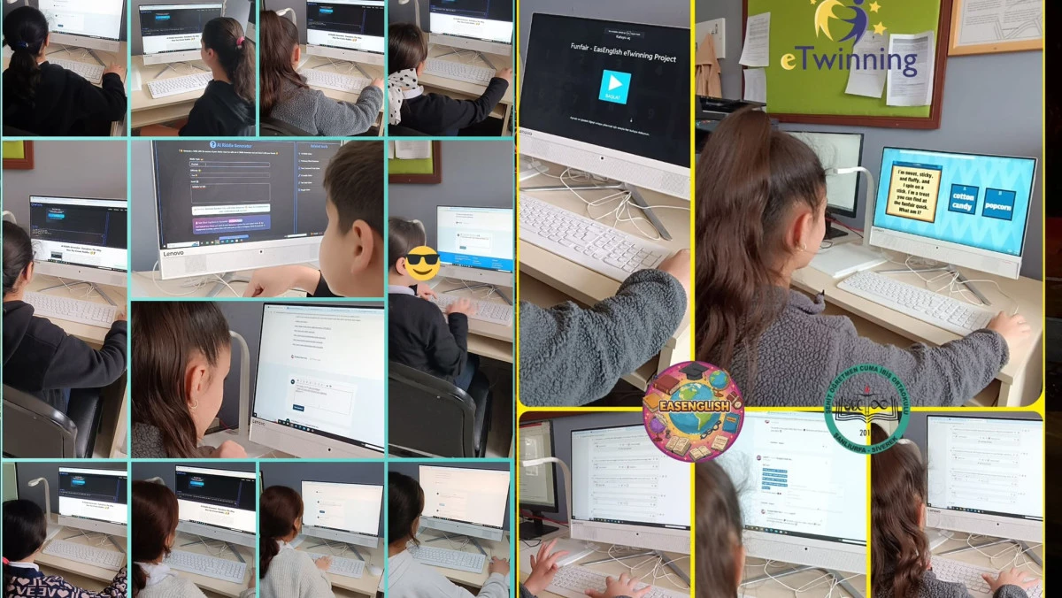 Şehit Cuma İbiş Ortaokulu Öğrencilerinden Uluslararası Başarı: EasEnglish Projesiyle Küresel İş Birliği