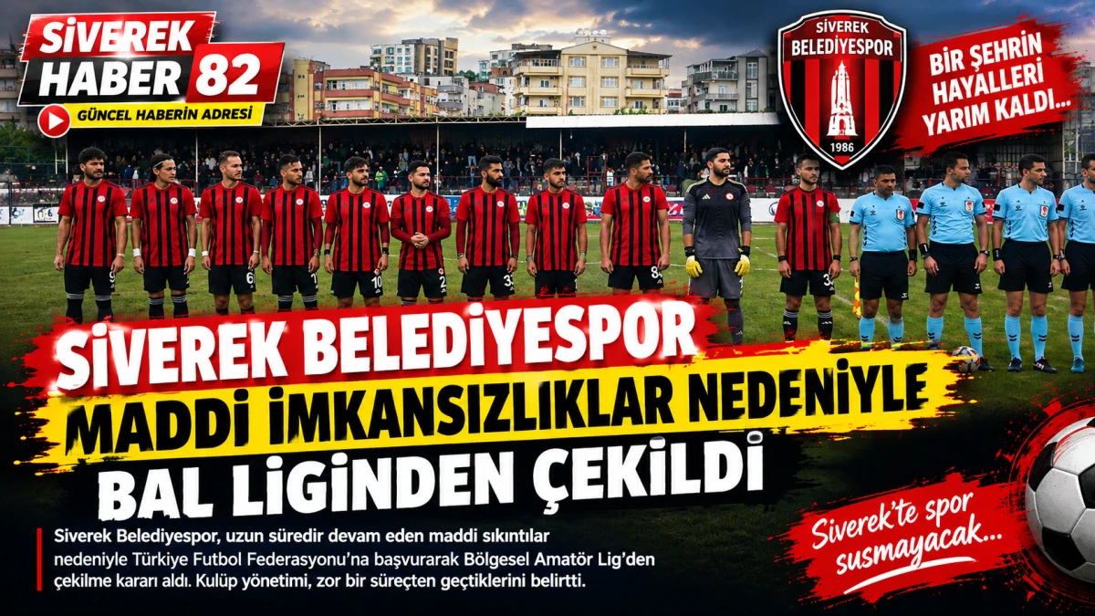 Siverek Belediyespor maddi imkansızlıklar nedeniyle BAL liginden çekildi
