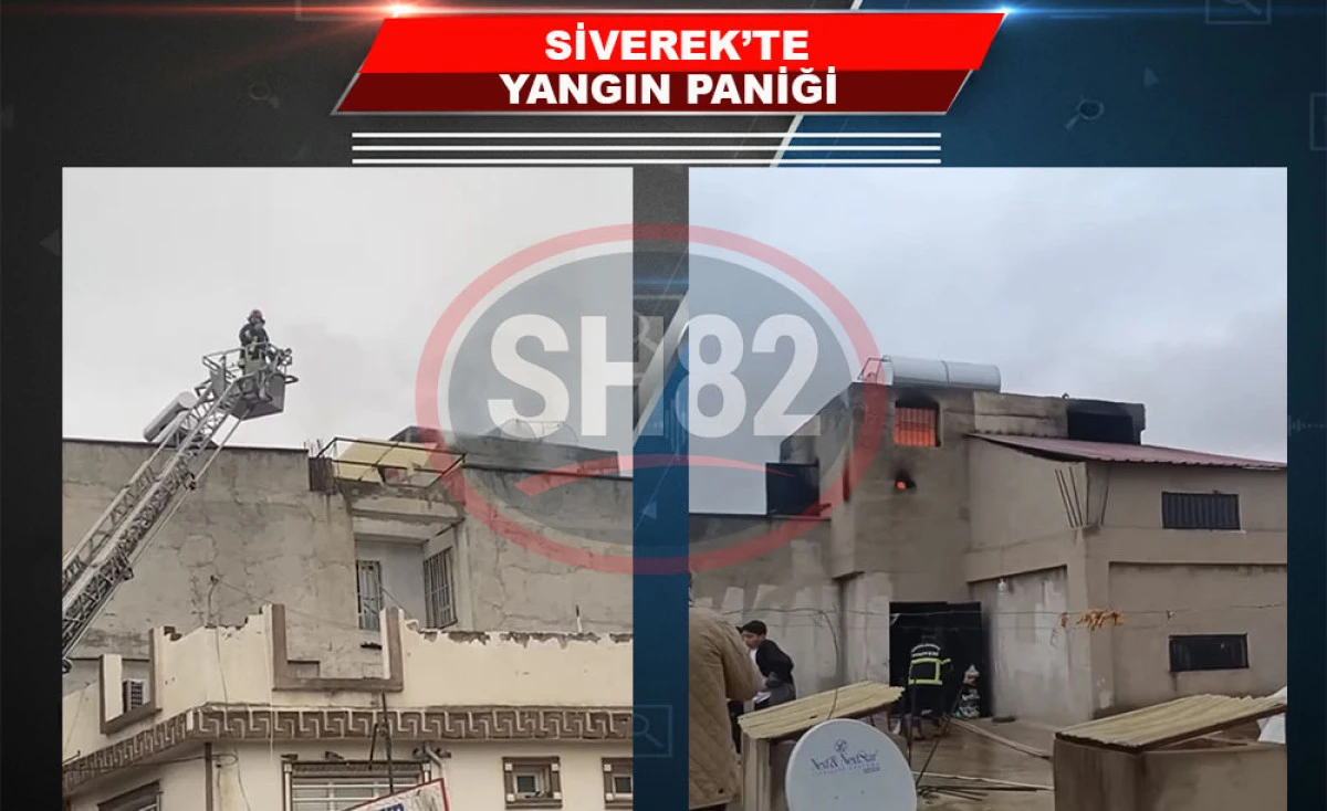 Siverek Kale Mahallesi'nde yangın paniği