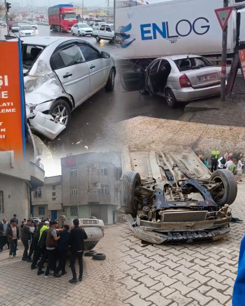 Siverek ve Hilvan’da Trafik Kazaları: 2 Yaralı