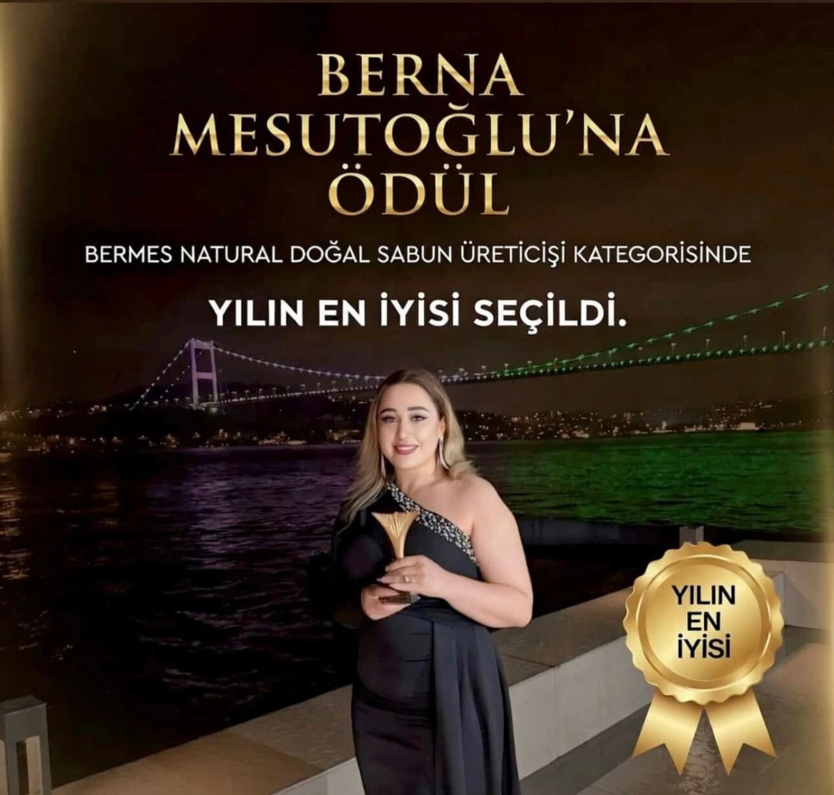 Siverekli Kadın Girişimciye Ulusal &Ouml;d&uuml;l: &ldquo;Yılın En İyi Doğal Sabun &Uuml;reticisi&rdquo; Bermes Naturel Oldu