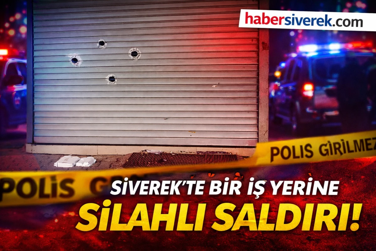 Siverek&rsquo;te Bir İş Yerine Silahlı Saldırı!