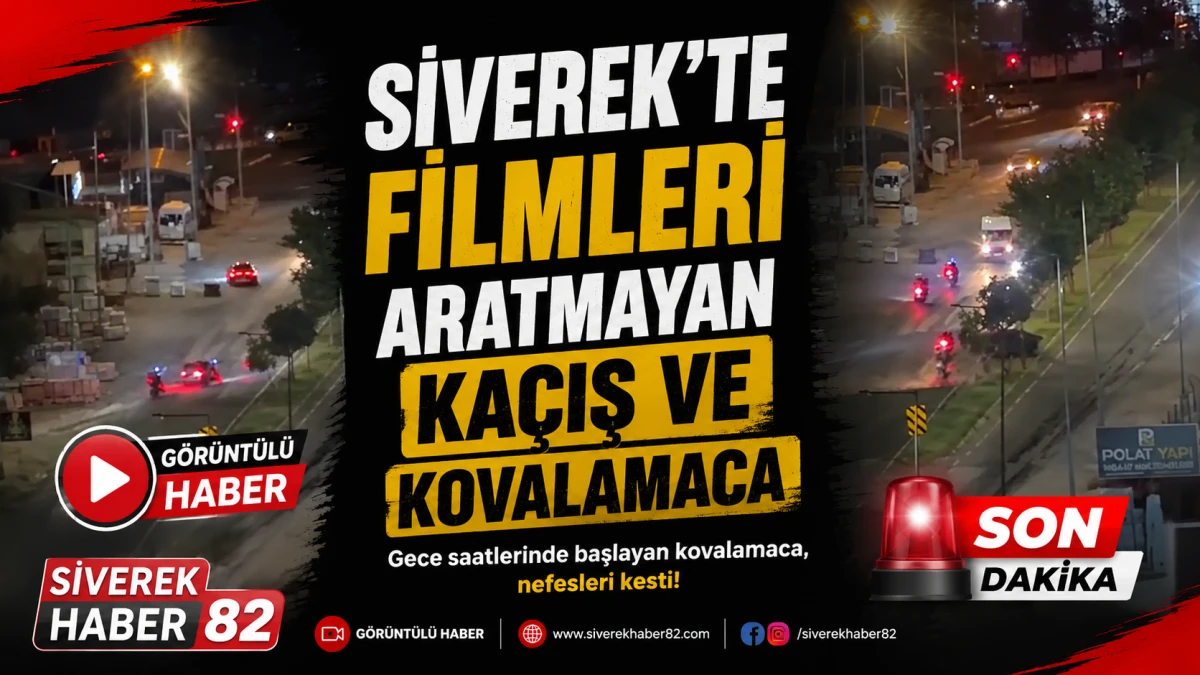 Siverek&rsquo;te filmleri aratmayan ka&ccedil;ış ve kovalamaca