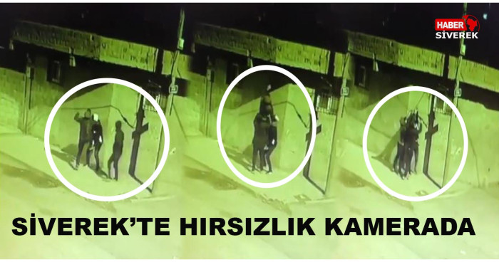 Siverek'te hırsızlar iş başında!