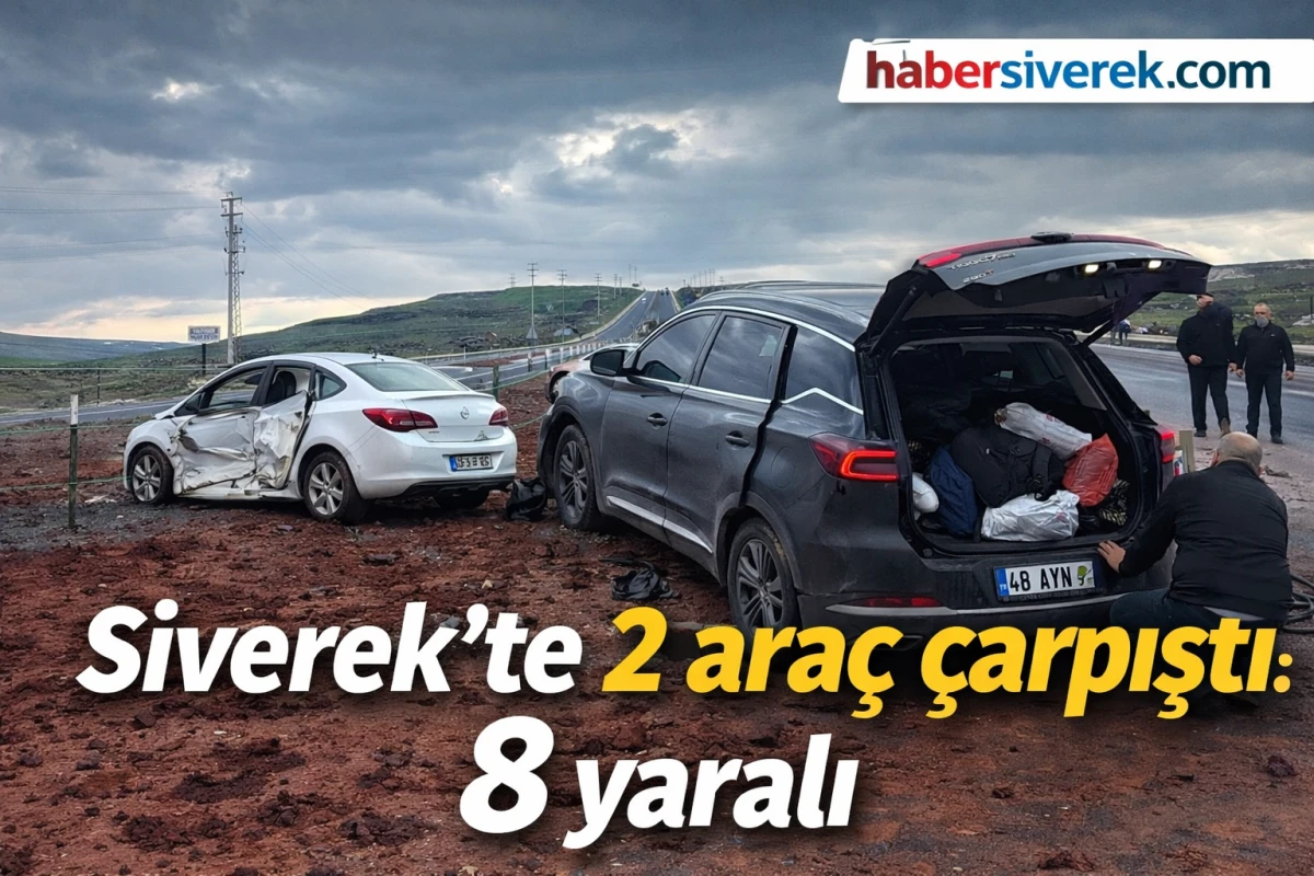 Siverek&rsquo;te iki ara&ccedil; &ccedil;arpıştı: 8 yaralı