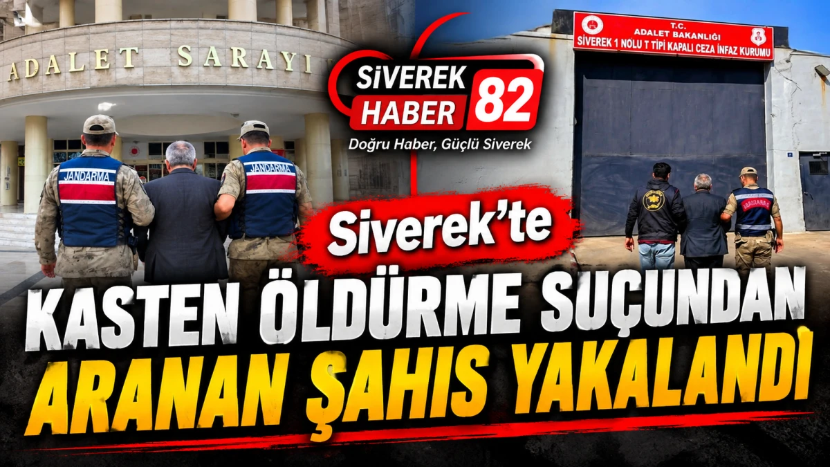 Siverek&rsquo;te Kasten &Ouml;ld&uuml;rme Su&ccedil;undan Aranan Şahıs Yakalandı