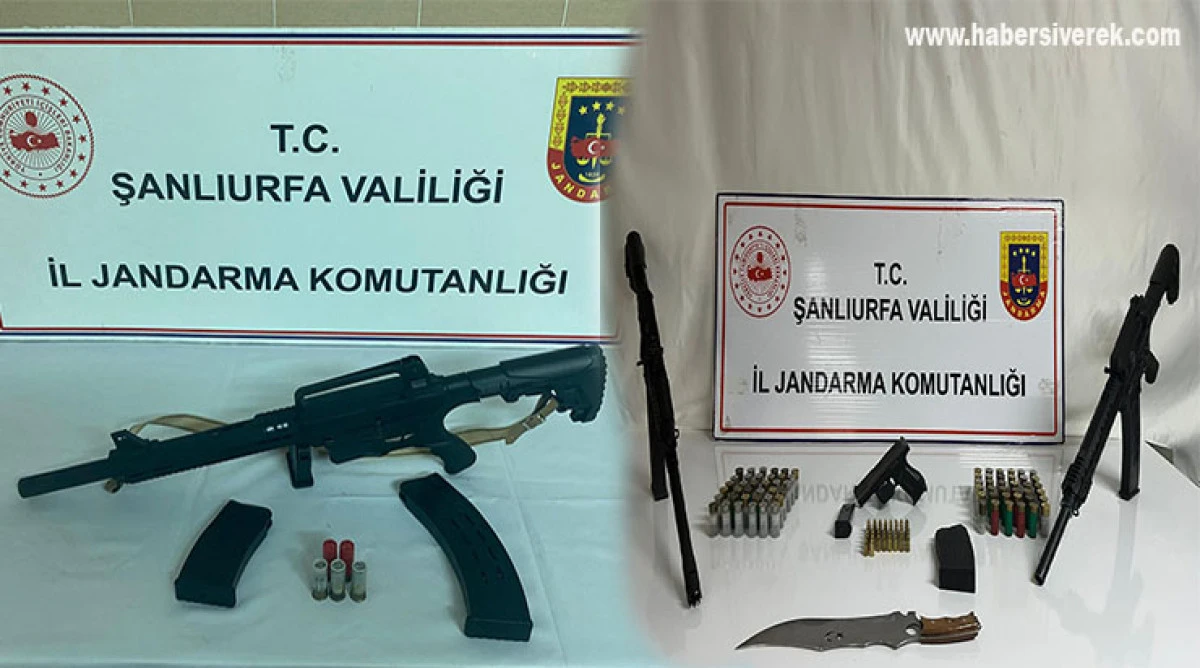 Siverek'te Ruhsatsız Silah Operasyonu: 5 Gözaltı