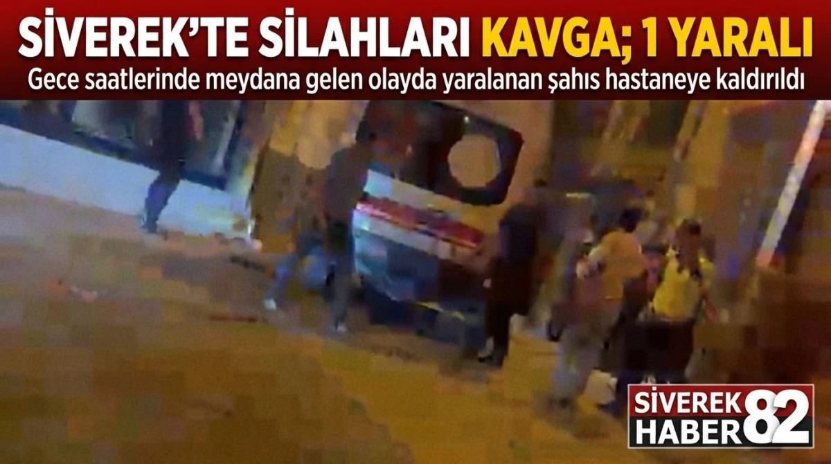 Siverek&rsquo;te Silahlı Kavga; 1 Yaralı