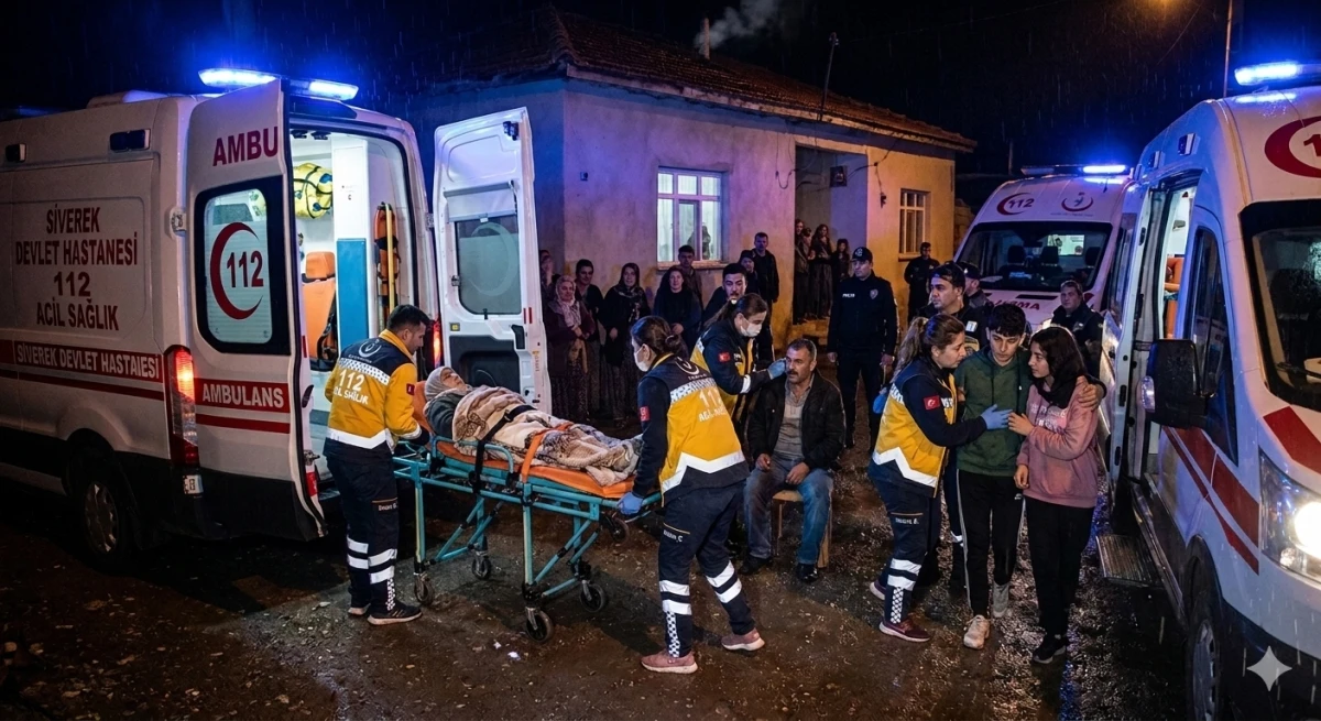 Siverek&rsquo;te Sobadan Sızan Dumandan Etkilenen 4 Kişi Hastaneye Kaldırıldı