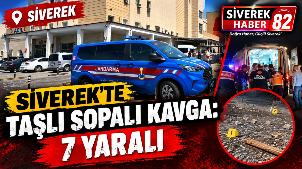 Siverek&rsquo;te Taşlı Sopalı Kavga: 7 Yaralı