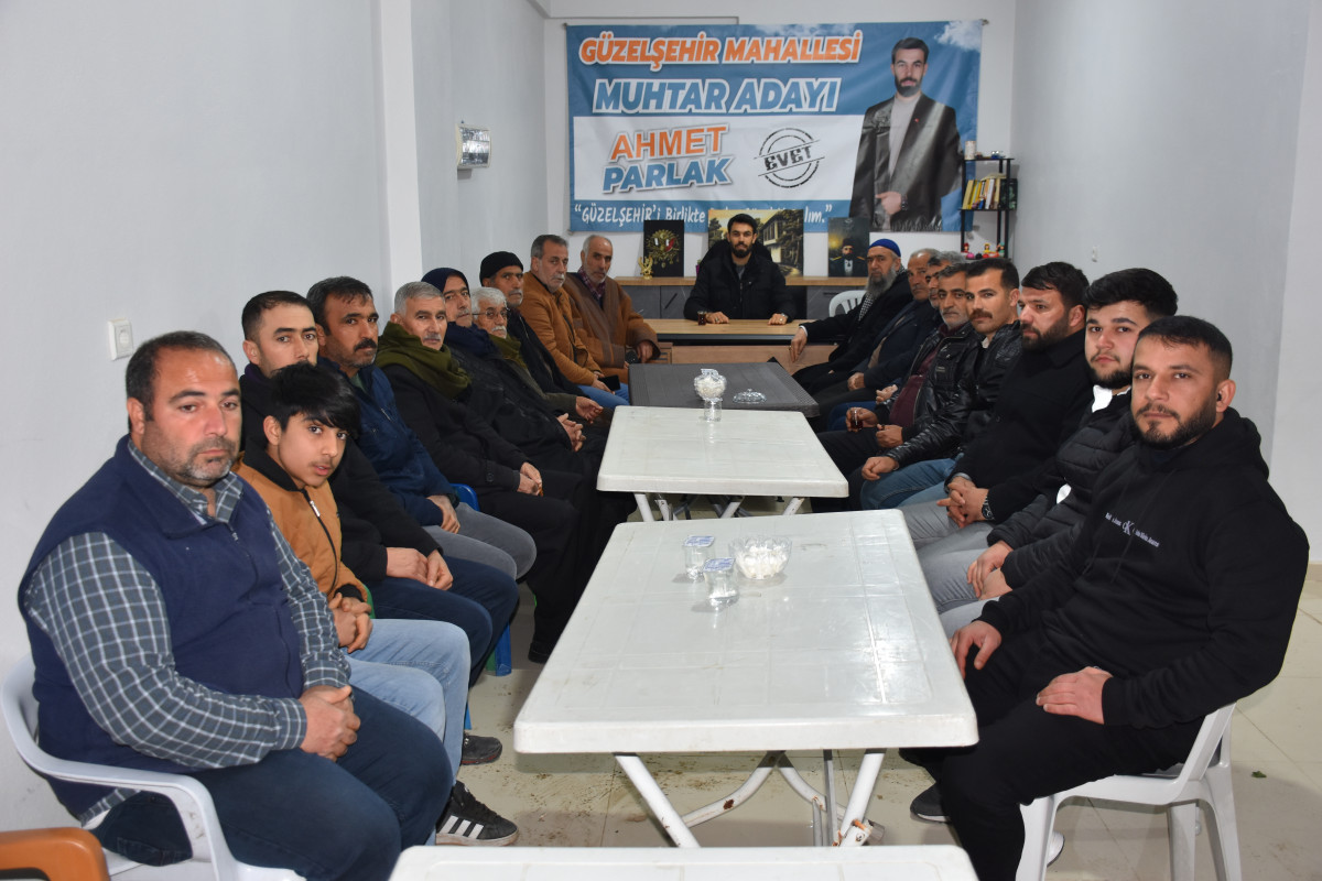 Siverek’te Yerel Seçimleri Aratmayan Muhtarlık Seçim Çalışmaları