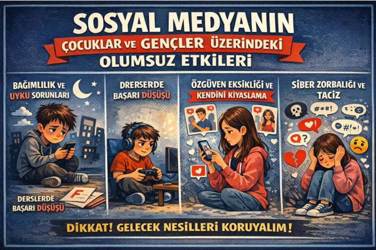 Sosyal Medyanın Zehirlediği &Ccedil;ocuklarımız