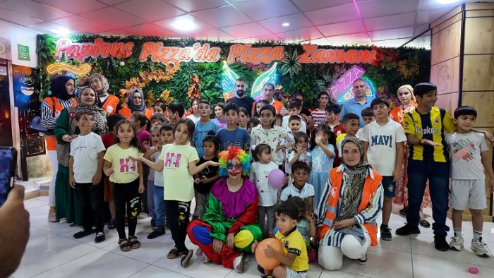 Siverek’te yetim ve öksüz çocuklar doyasıya eğlendi