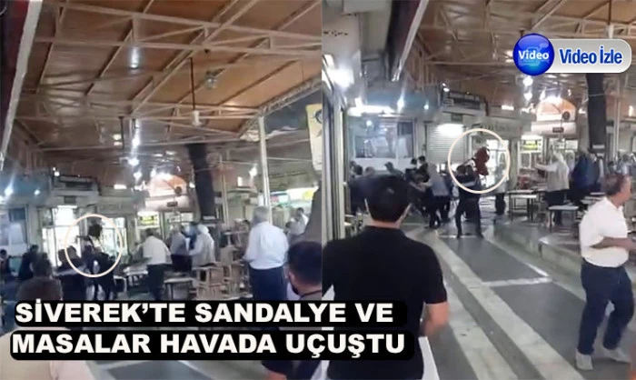 Siverek’te sandalye ve masaların havada uçuştuğu kavgada 4 kişi yaralandı