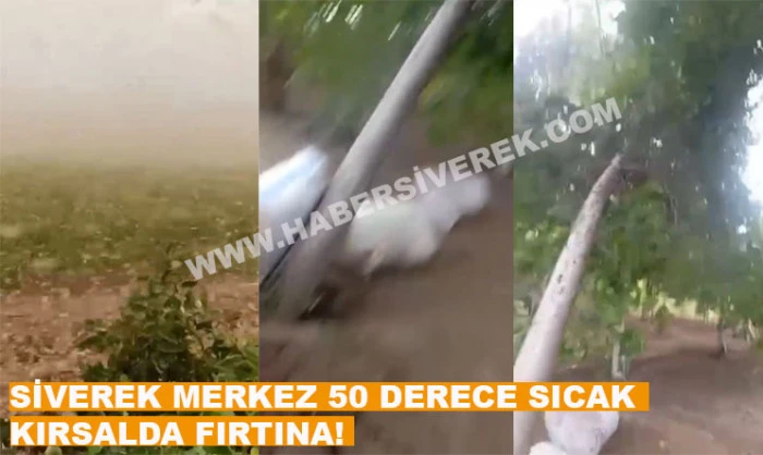 Siverek’te Fırtına Çiftçilere Zor Anlar Yaşattı