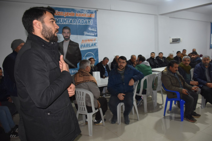 Siverek’te Yerel Seçimleri Aratmayan Muhtarlık Seçim Çalışmaları